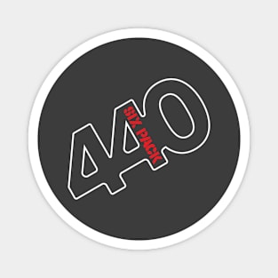 440 6-Pack - Badge Design (Reverse) Magnet